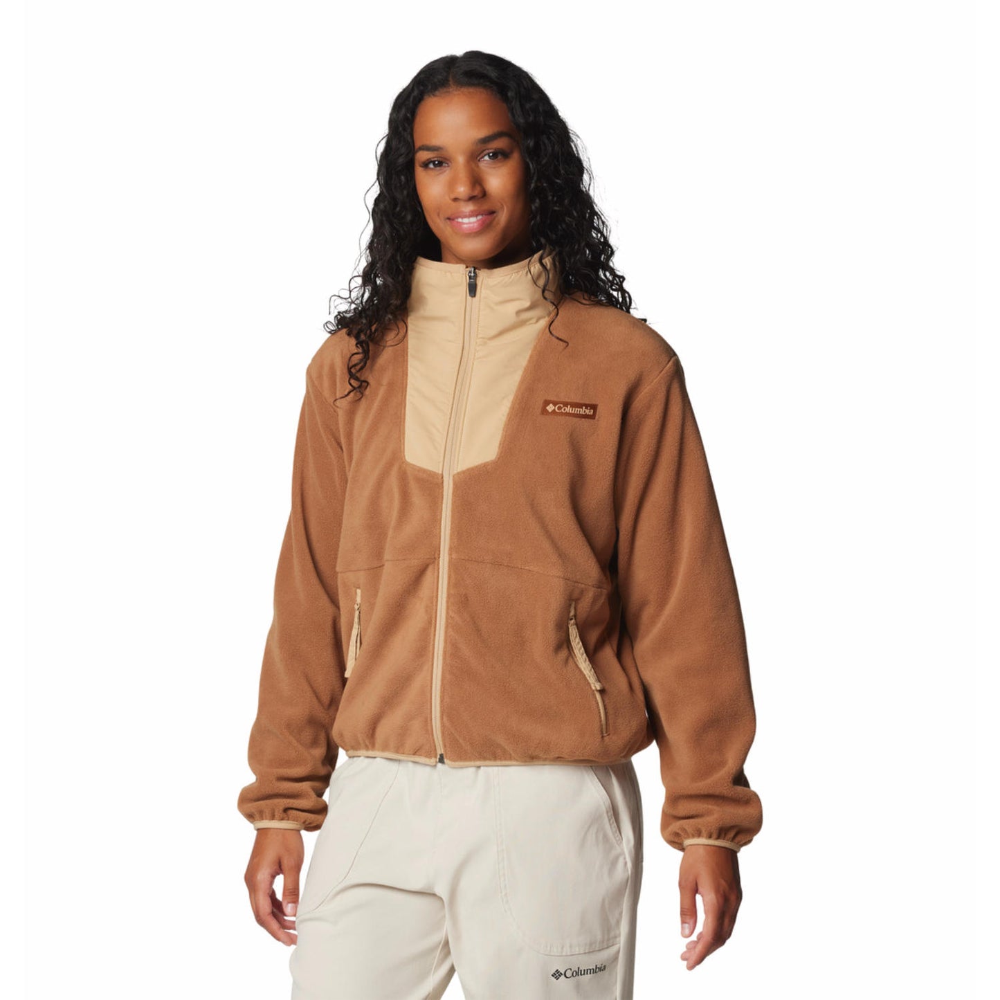 Columbia Women Brown Sequoia Grove Full Zip Fleece