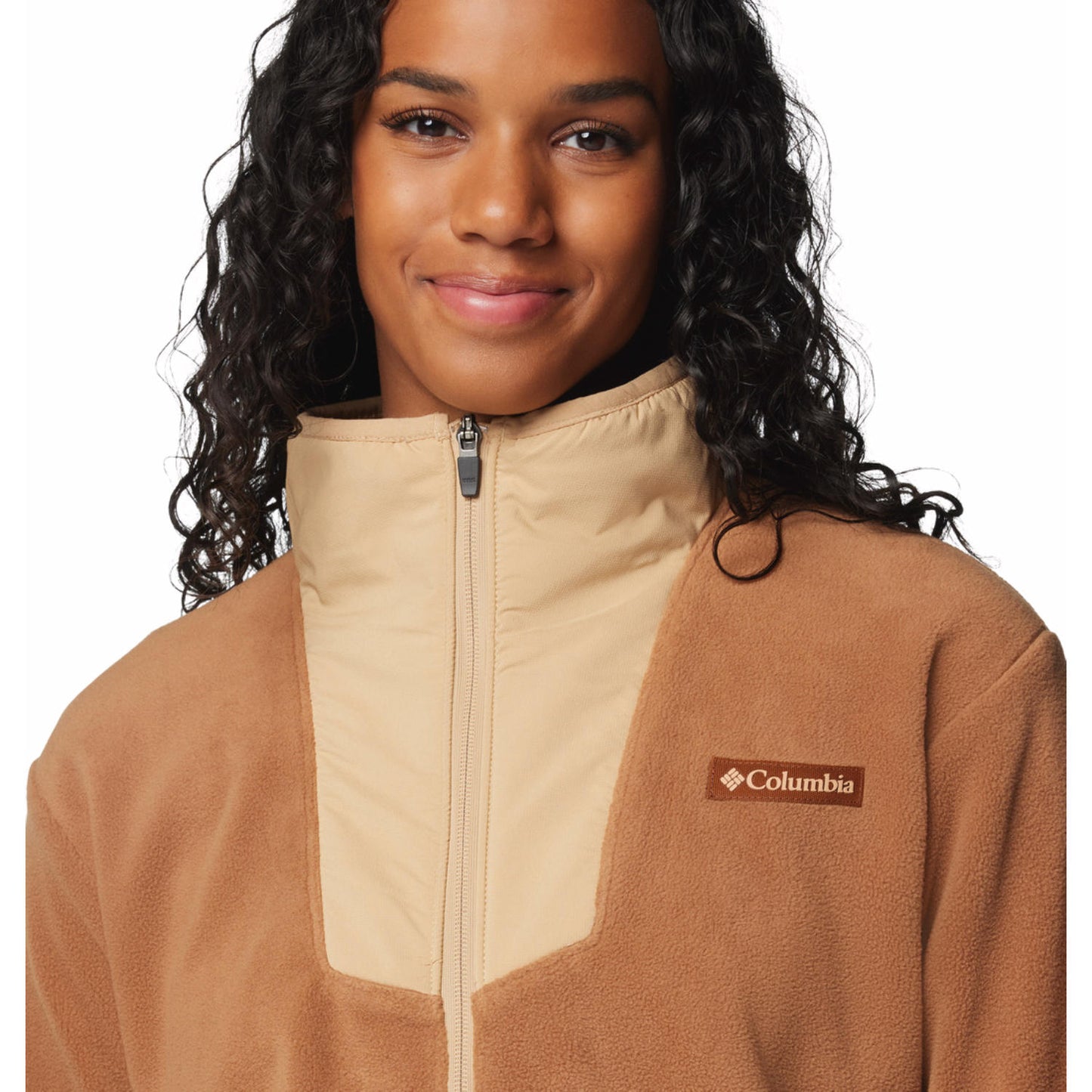 Columbia Women Brown Sequoia Grove Full Zip Fleece