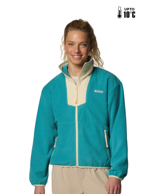 Columbia Women Green Sequoia Grove Fleece Jacket