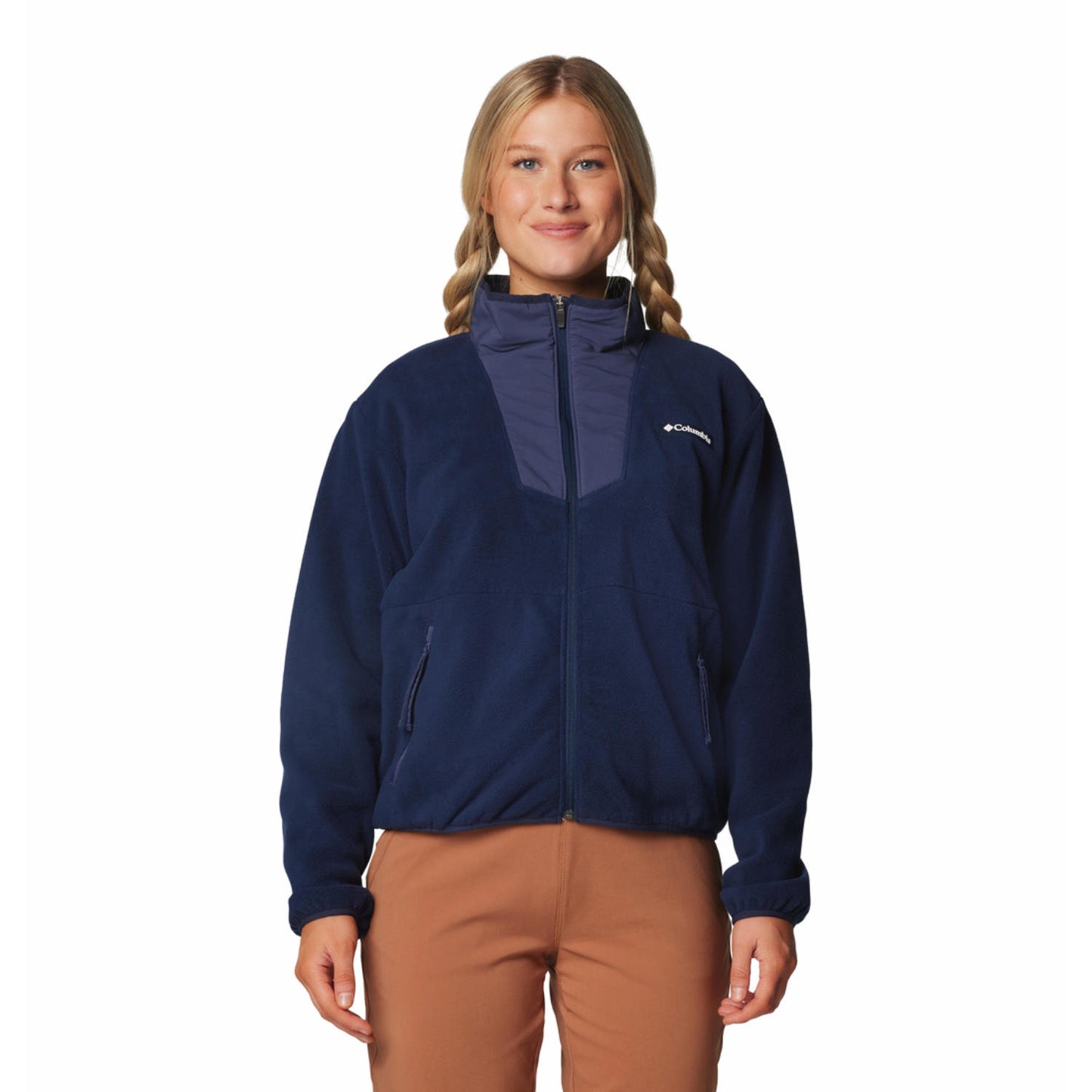 Columbia Women Blue Sequoia Grove Full Zip Fleece