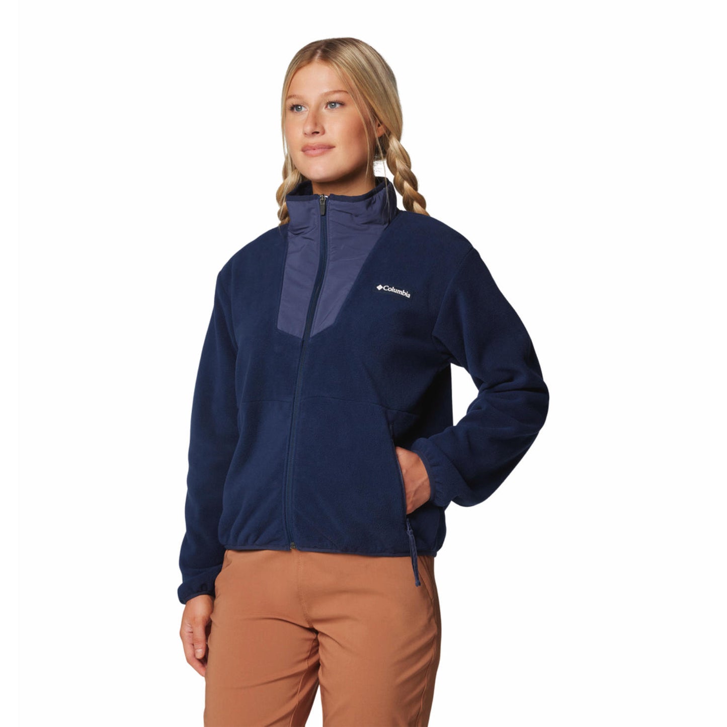 Columbia Women Blue Sequoia Grove Full Zip Fleece