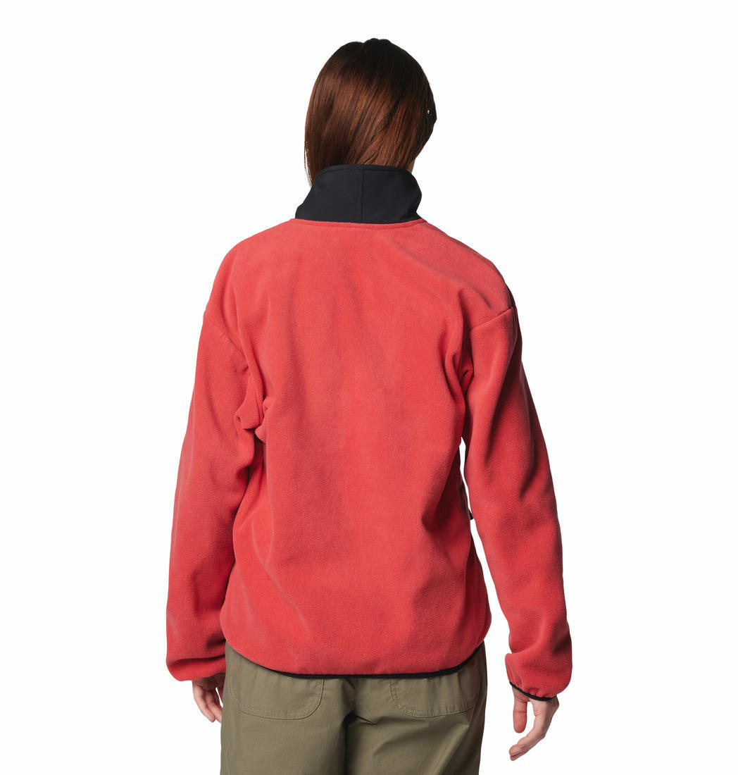 Columbia Womens Red Sequoia Grove Full Zip Fleece Jacket