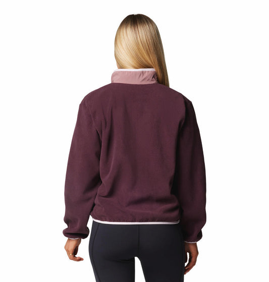 Columbia Womens Red Sequoia Grove Full Zip Fleece Jacket