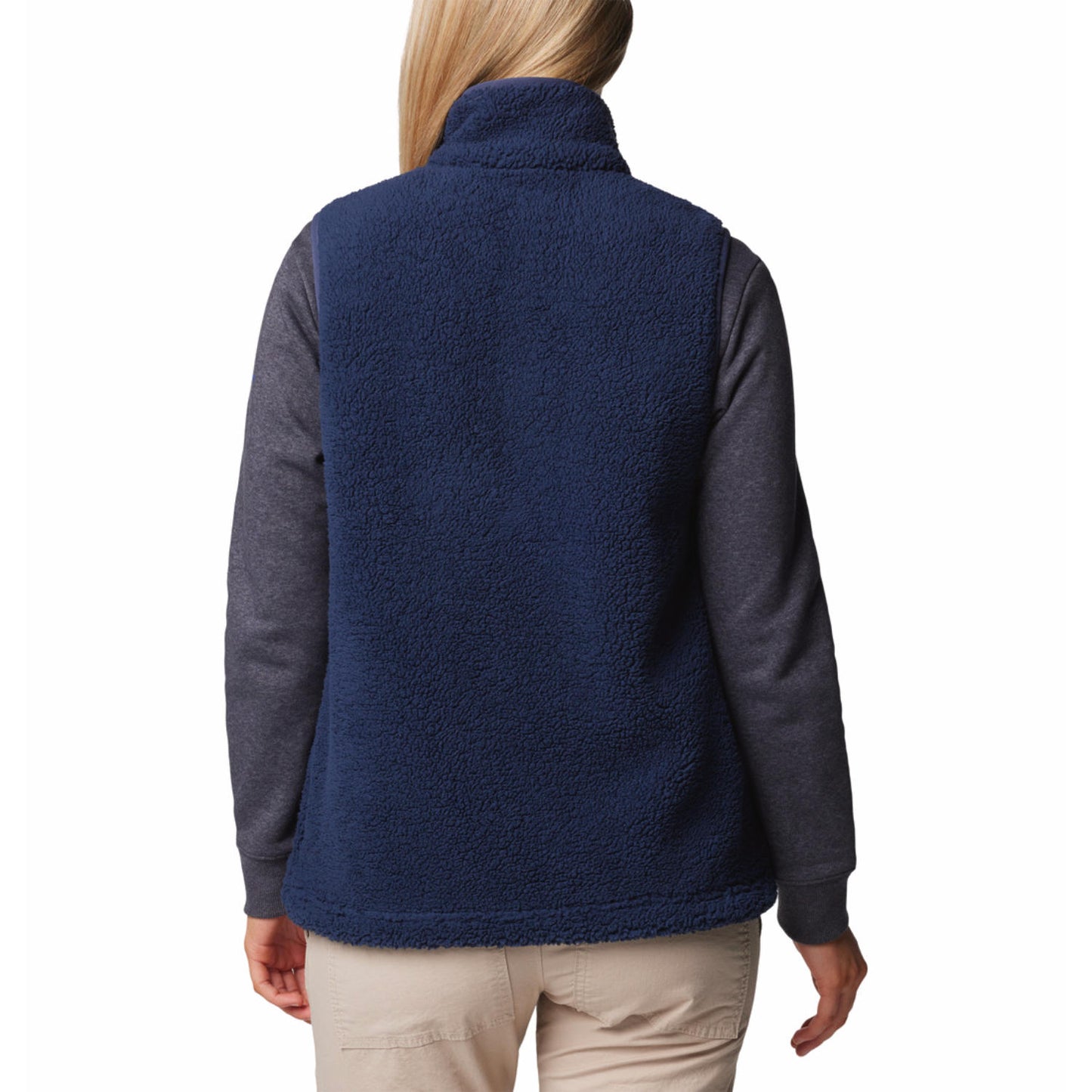 Columbia Women Navy Blue West Bend II Fleece Vest