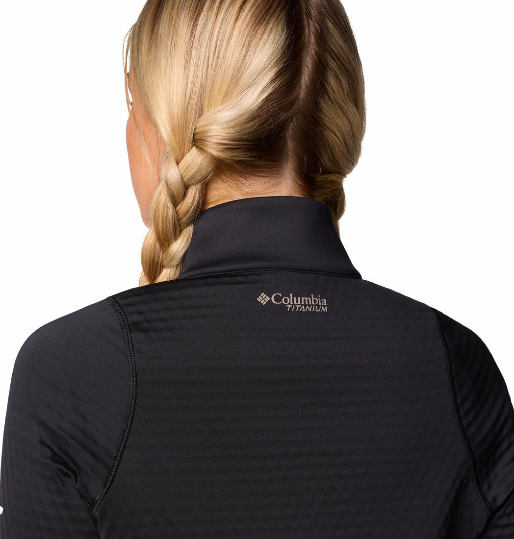 Columbia Womens BLACK Crystal Leaf Omni-Heat Helix FZ Jacket