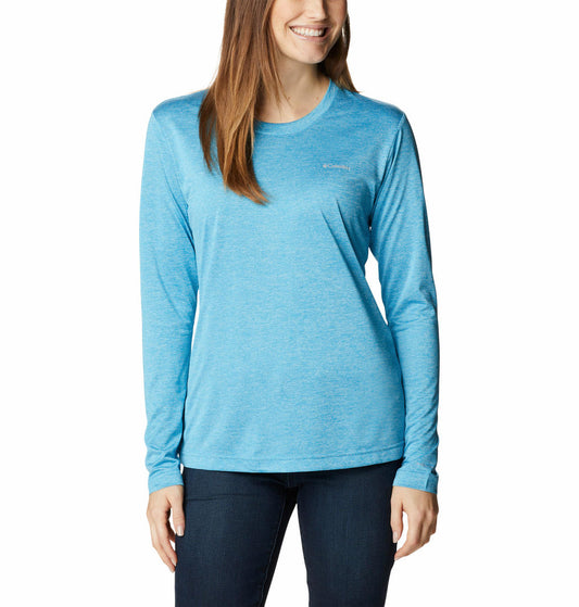 Columbia Women Blue Columbia Hike LS T-Shirt