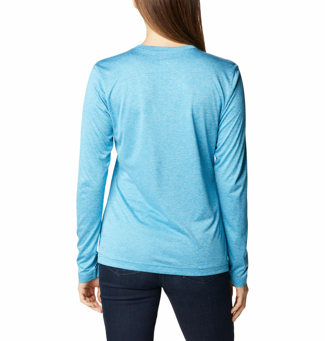 Columbia Women Blue Columbia Hike LS T-Shirt