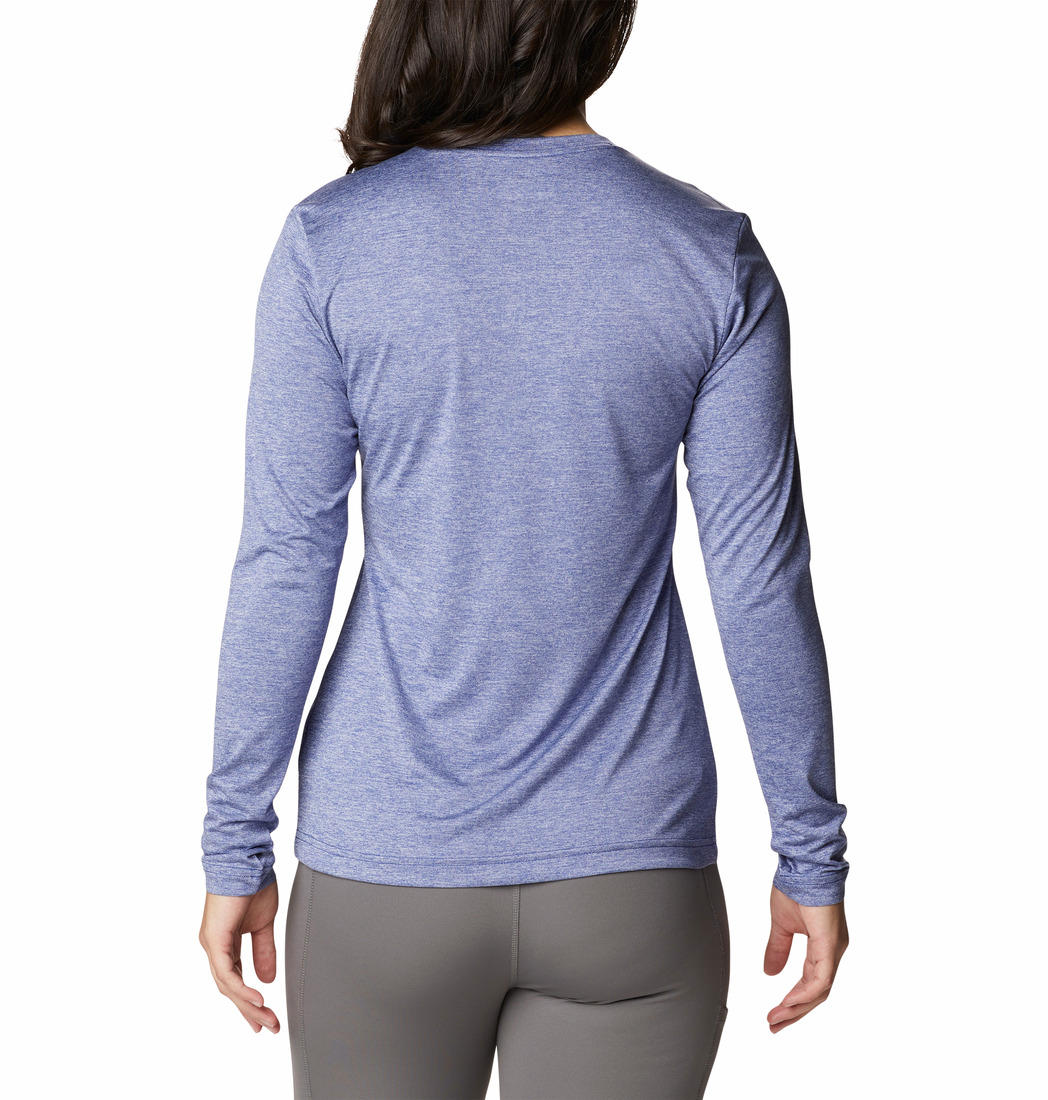 Columbia Women Blue Columbia Hike LS T-Shirt