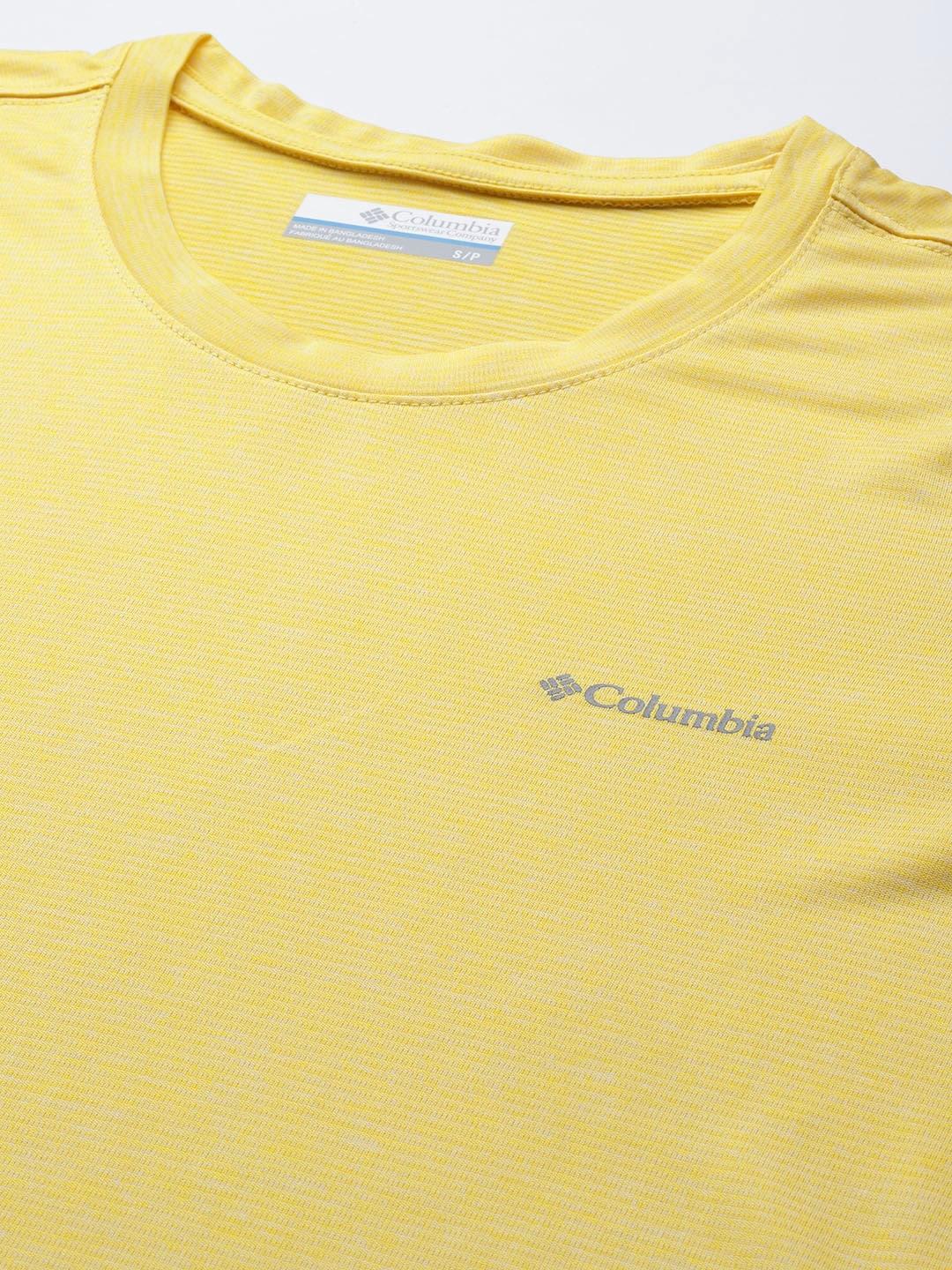 Columbia Women Yellow Columbia Hike LS T-Shirt