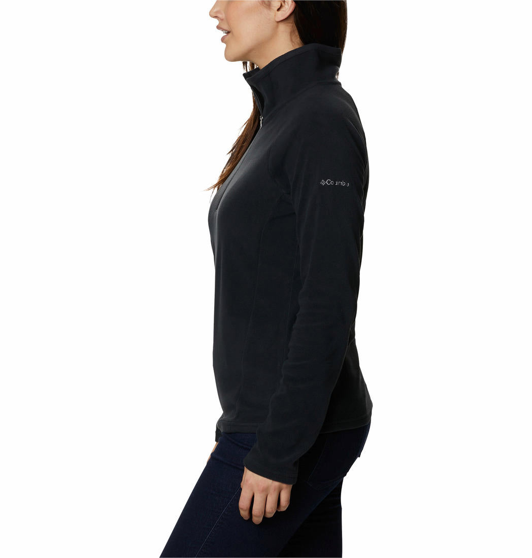 Columbia Women Black Glacial IV 1/2 Zip Fleece Jacket