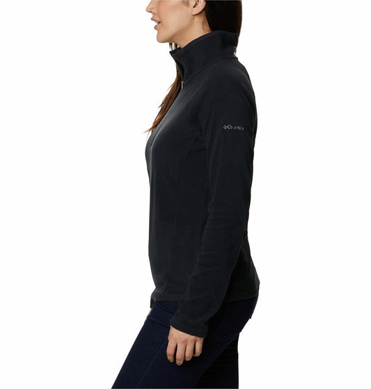 Columbia Women Black Glacial IV 1/2 Zip Fleece Jacket