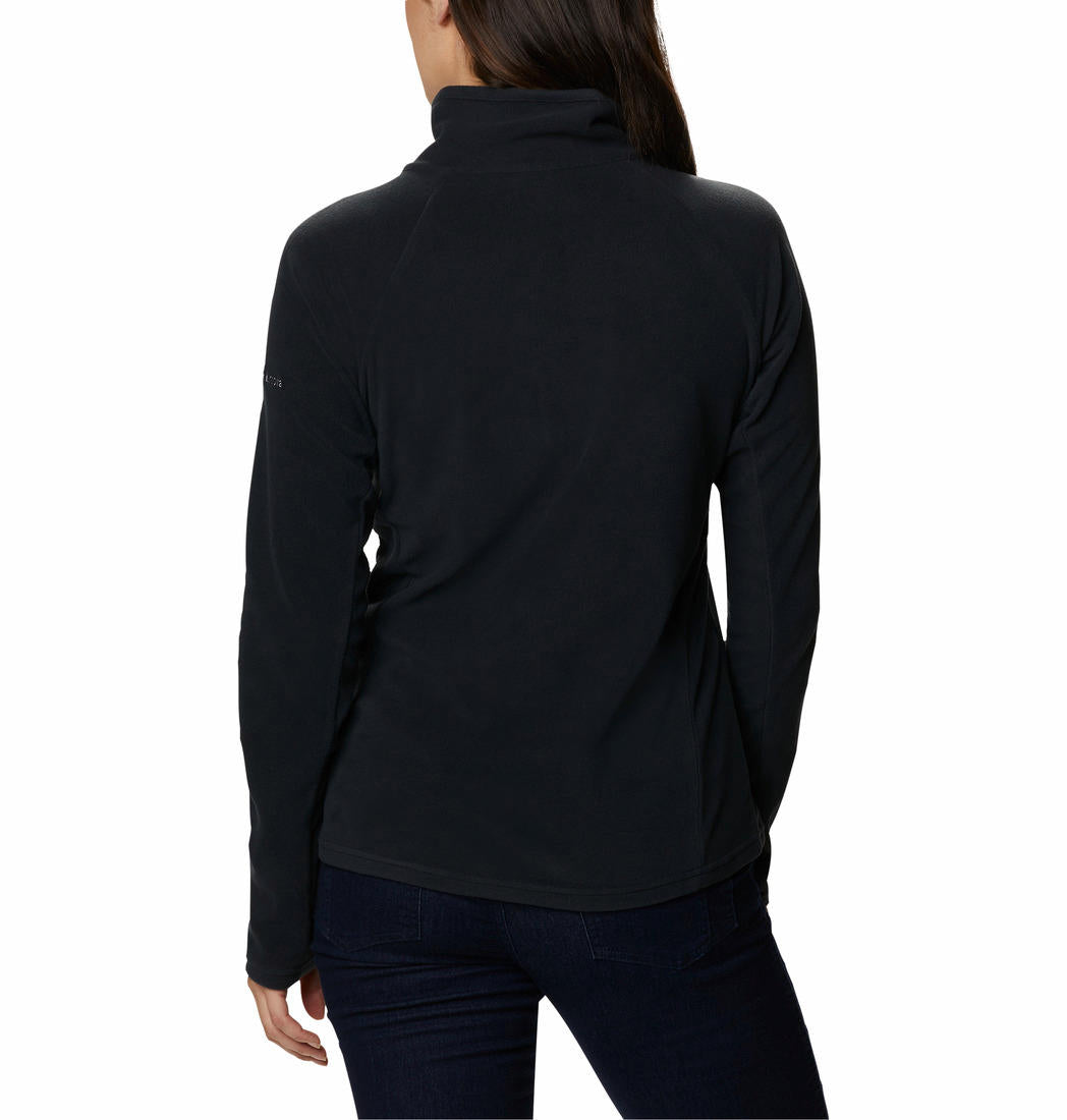 Columbia Women Black Glacial IV 1/2 Zip Fleece Jacket