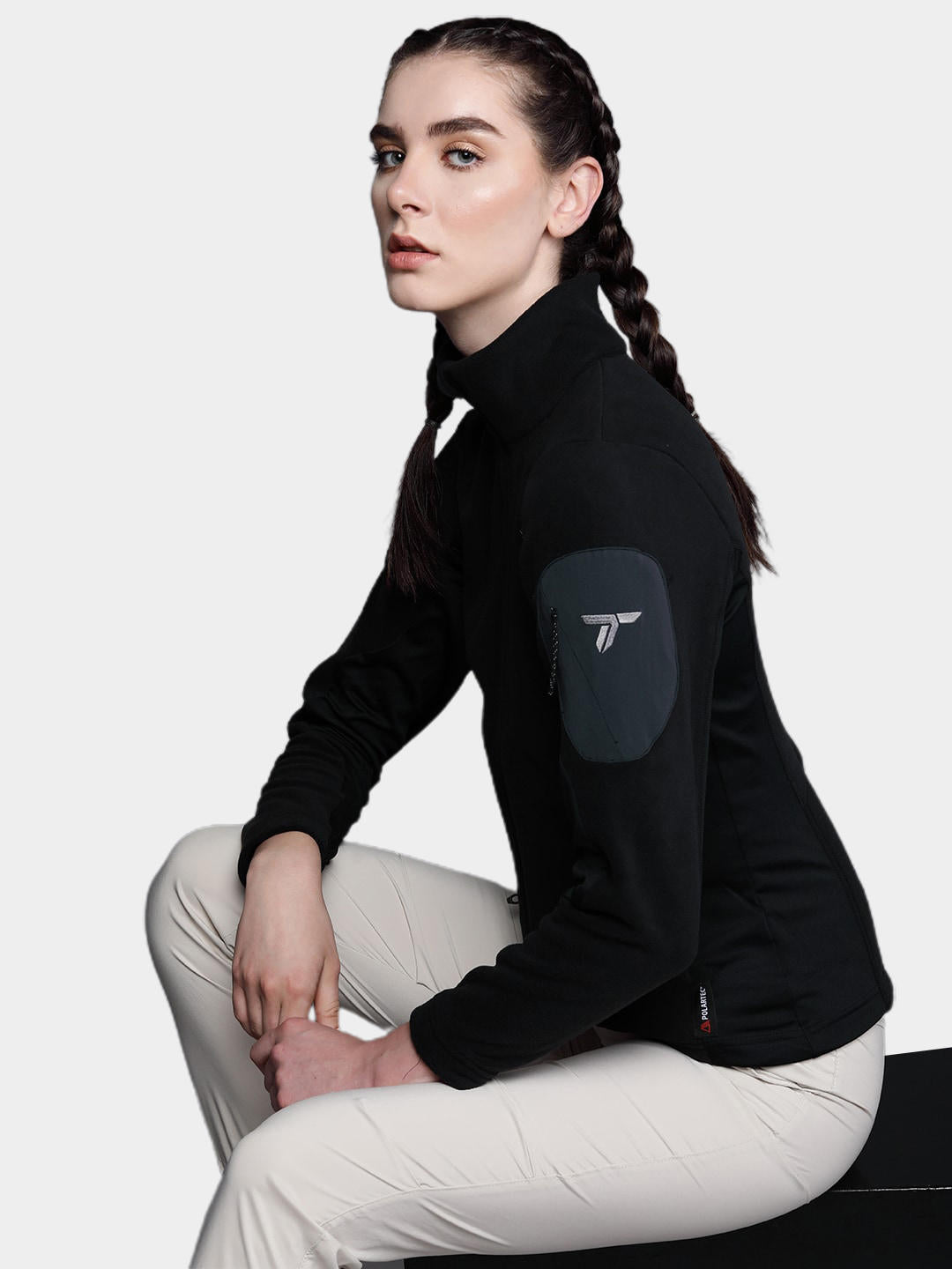 Columbia Women Black Titan Pass 2.0 II Fleece Jacket