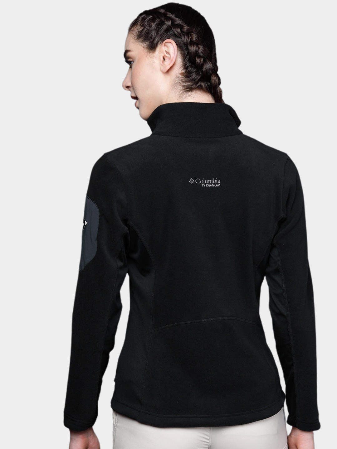 Columbia Women Black Titan Pass 2.0 II Fleece Jacket