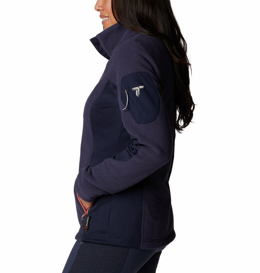 Columbia Women Navy Blue Titan Pass 2.0 II Fleece Jacket