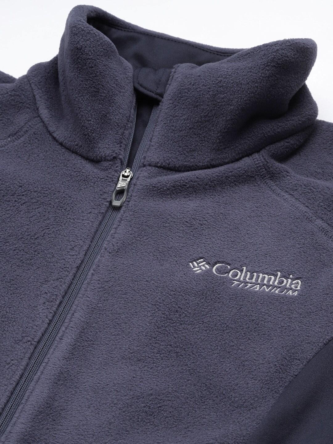 Columbia Women Navy Blue Titan Pass 2.0 II Fleece Jacket