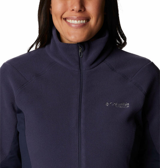 Columbia Women Navy Blue Titan Pass 2.0 II Fleece Jacket