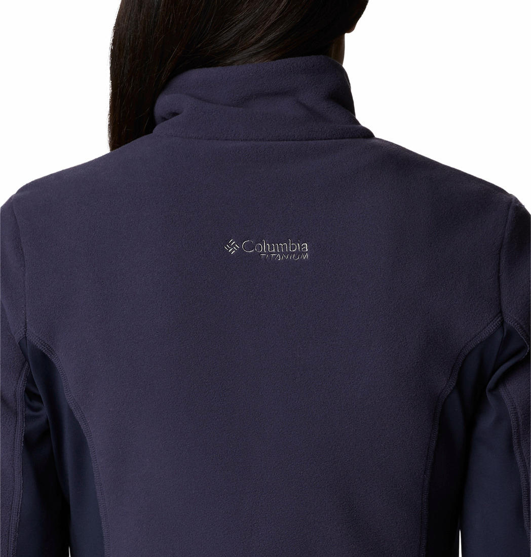 Columbia Women Navy Blue Titan Pass 2.0 II Fleece Jacket