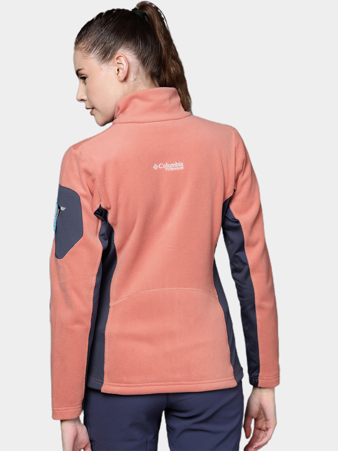 Columbia Women Red Titan Pass 2.0 II Fleece Jacket
