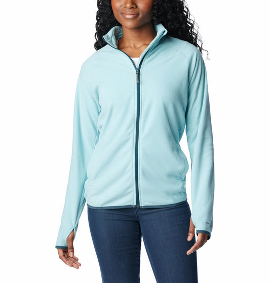 Columbia Women Blue Back Beauty Full Zip Fleece Jacket