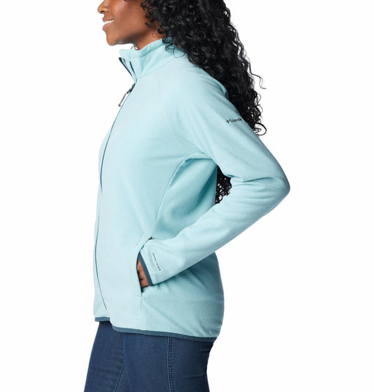 Columbia Women Blue Back Beauty Full Zip Fleece Jacket