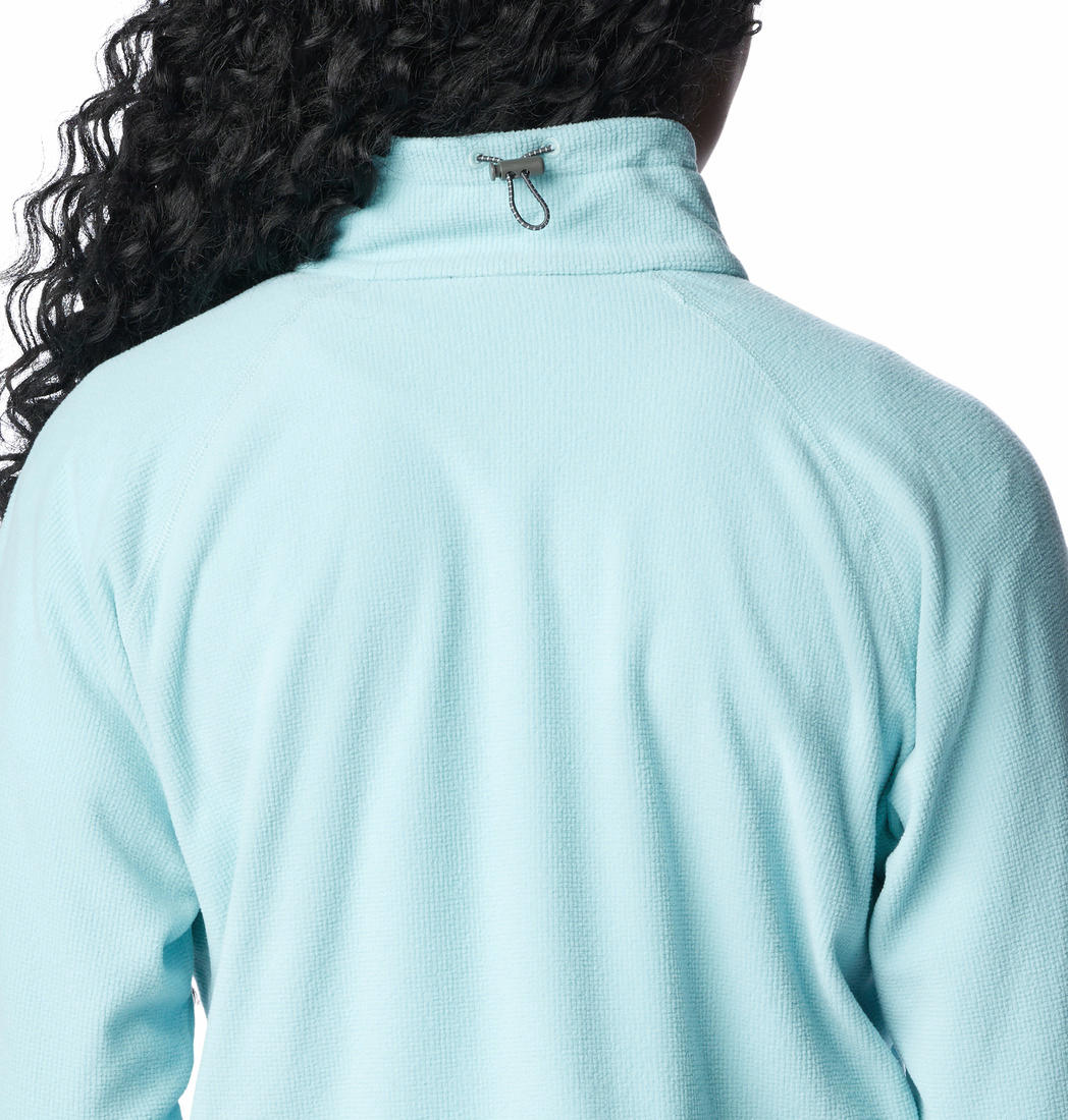 Columbia Women Blue Back Beauty Full Zip Fleece Jacket