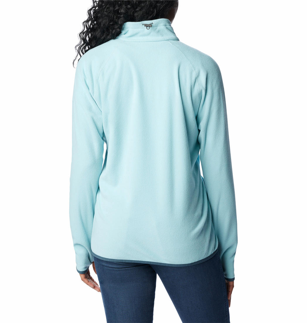 Columbia Women Blue Back Beauty Full Zip Fleece Jacket