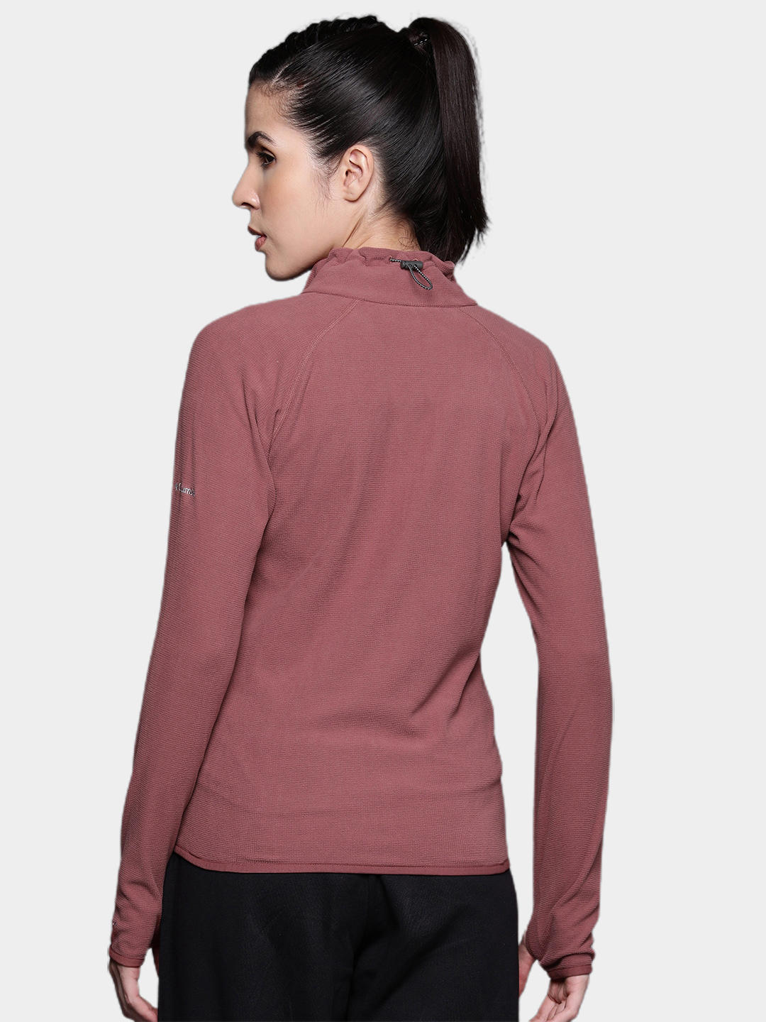 Columbia Women Red Back Beauty Full Zip Fleece Jacket