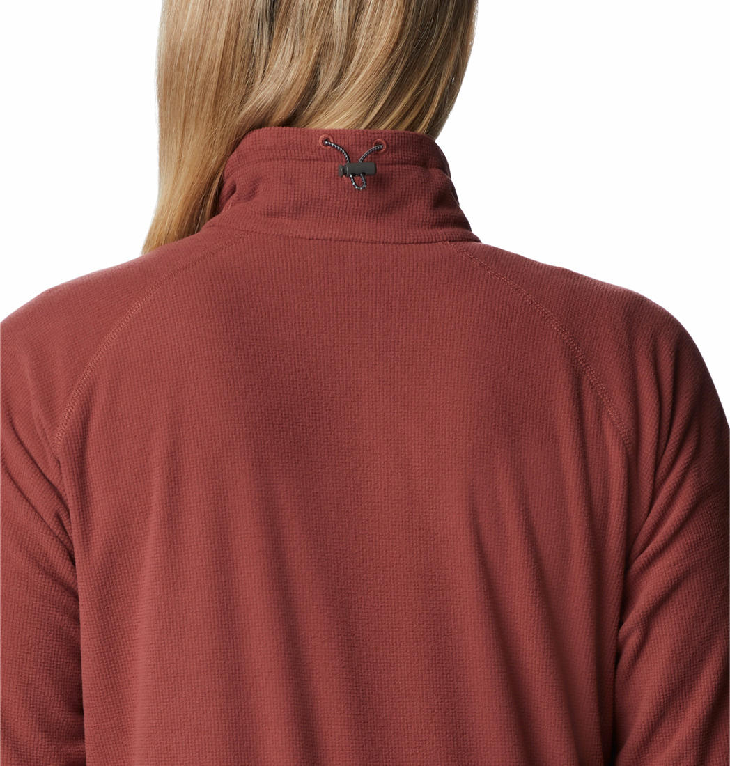 Columbia Women Red Back Beauty Full Zip Fleece Jacket