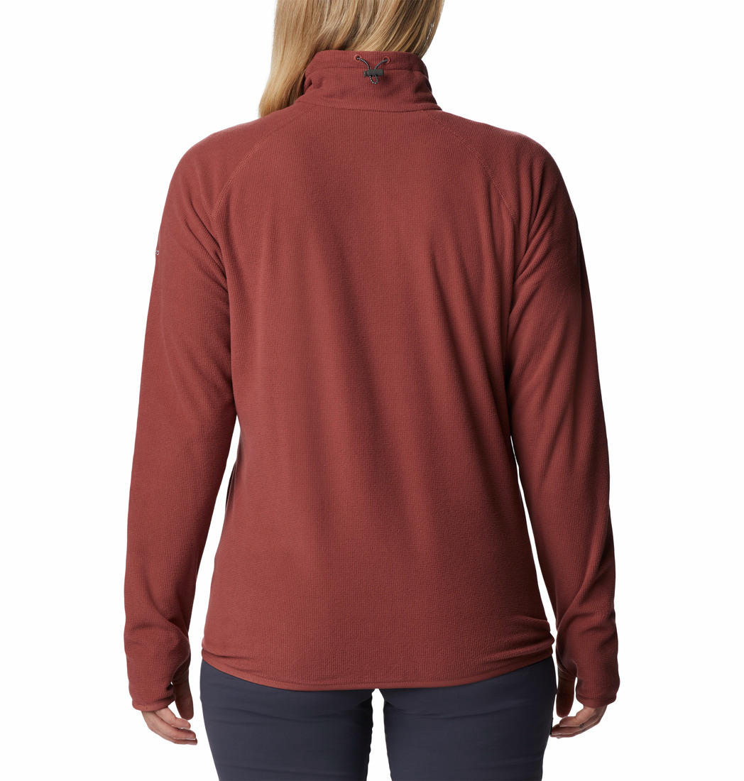 Columbia Women Red Back Beauty Full Zip Fleece Jacket