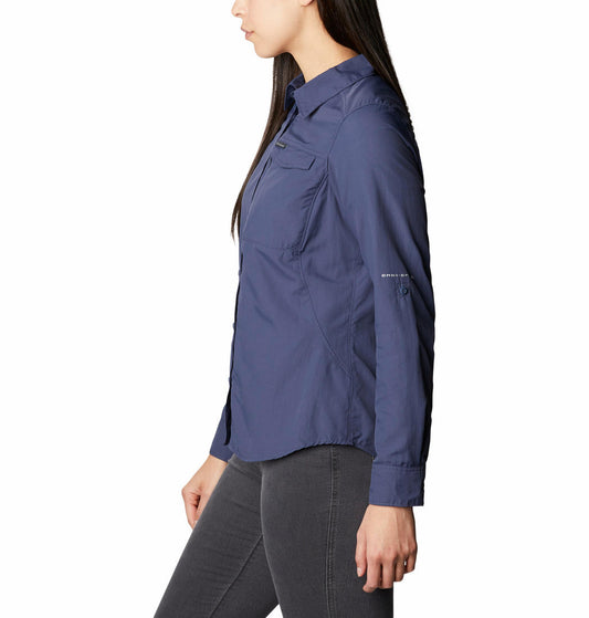Columbia Women Blue Silver Ridge 2.0 Long Sleeve Shirts