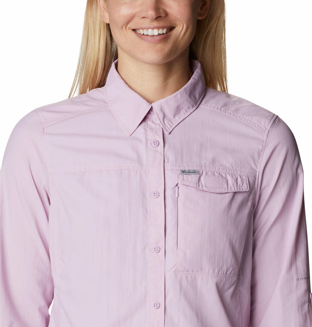 Columbia Women Purple Silver Ridge 2.0 Long Sleeve Shirts