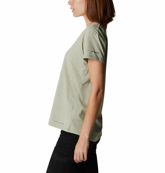 Columbia Women Green Sun Trek SS T-Shirt