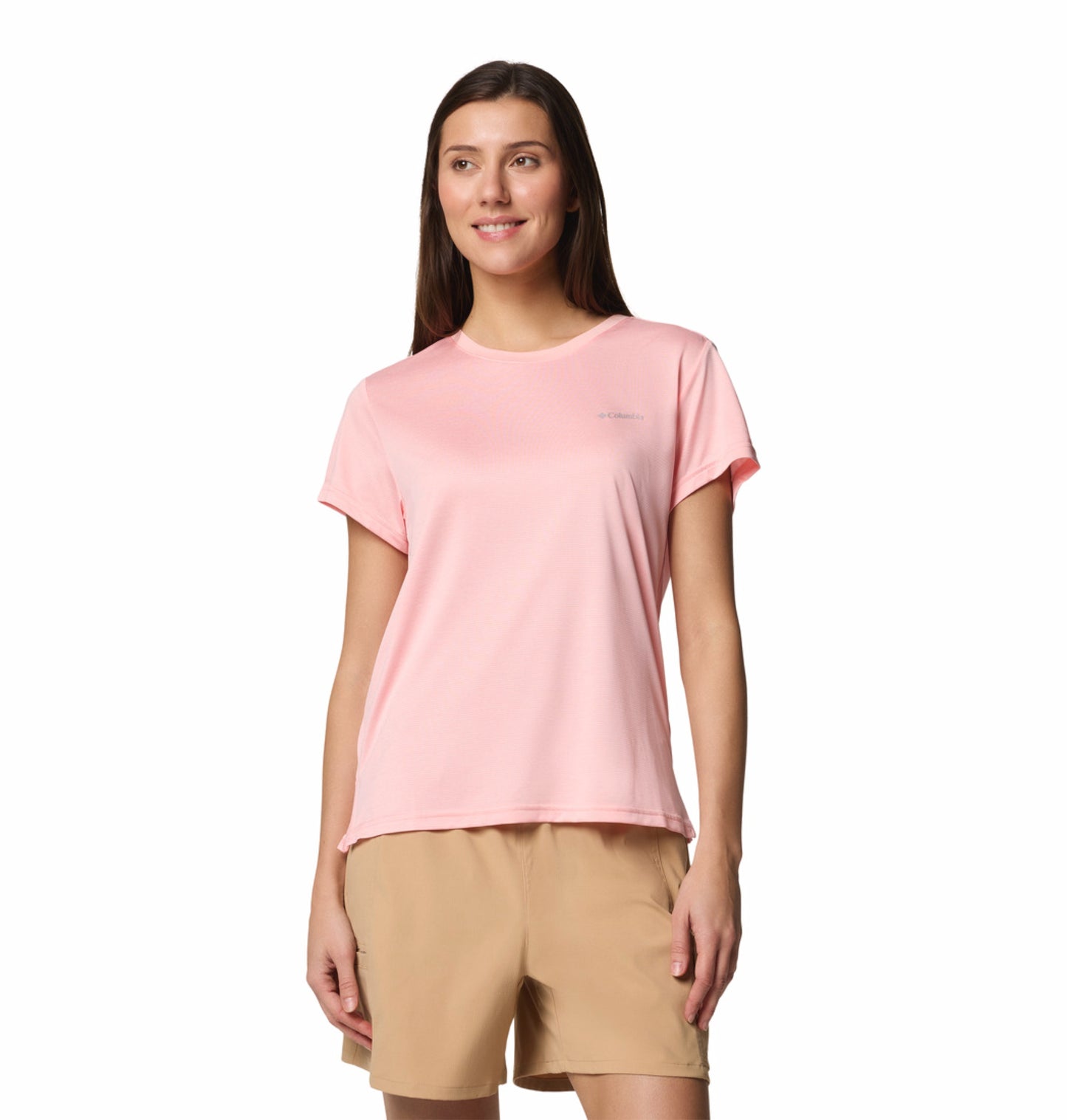 Columbia Women’s BlueVista Hill Pink Omni-Wick Performance T-Shirt