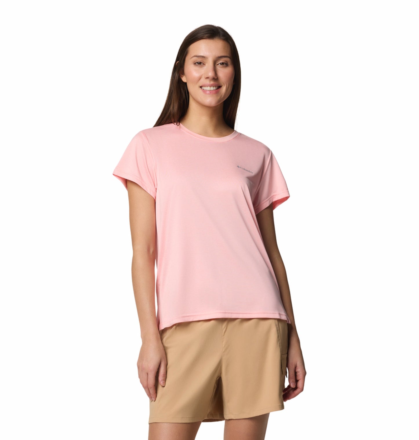 Columbia Women’s BlueVista Hill Pink Omni-Wick Performance T-Shirt