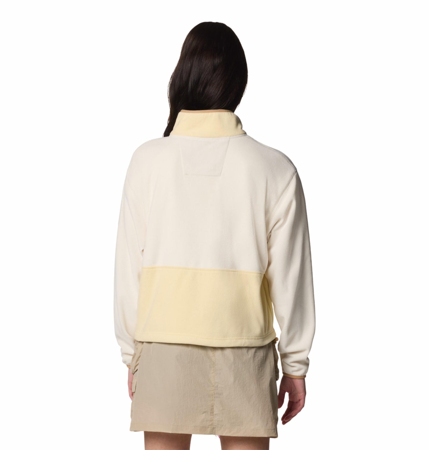 Columbia Womens Beige Backbowl II Full Zip Fleece Jacket