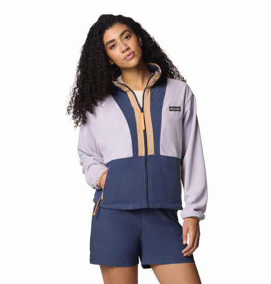 Columbia Womens Purple Backbowl II Full Zip Fleece Jacket