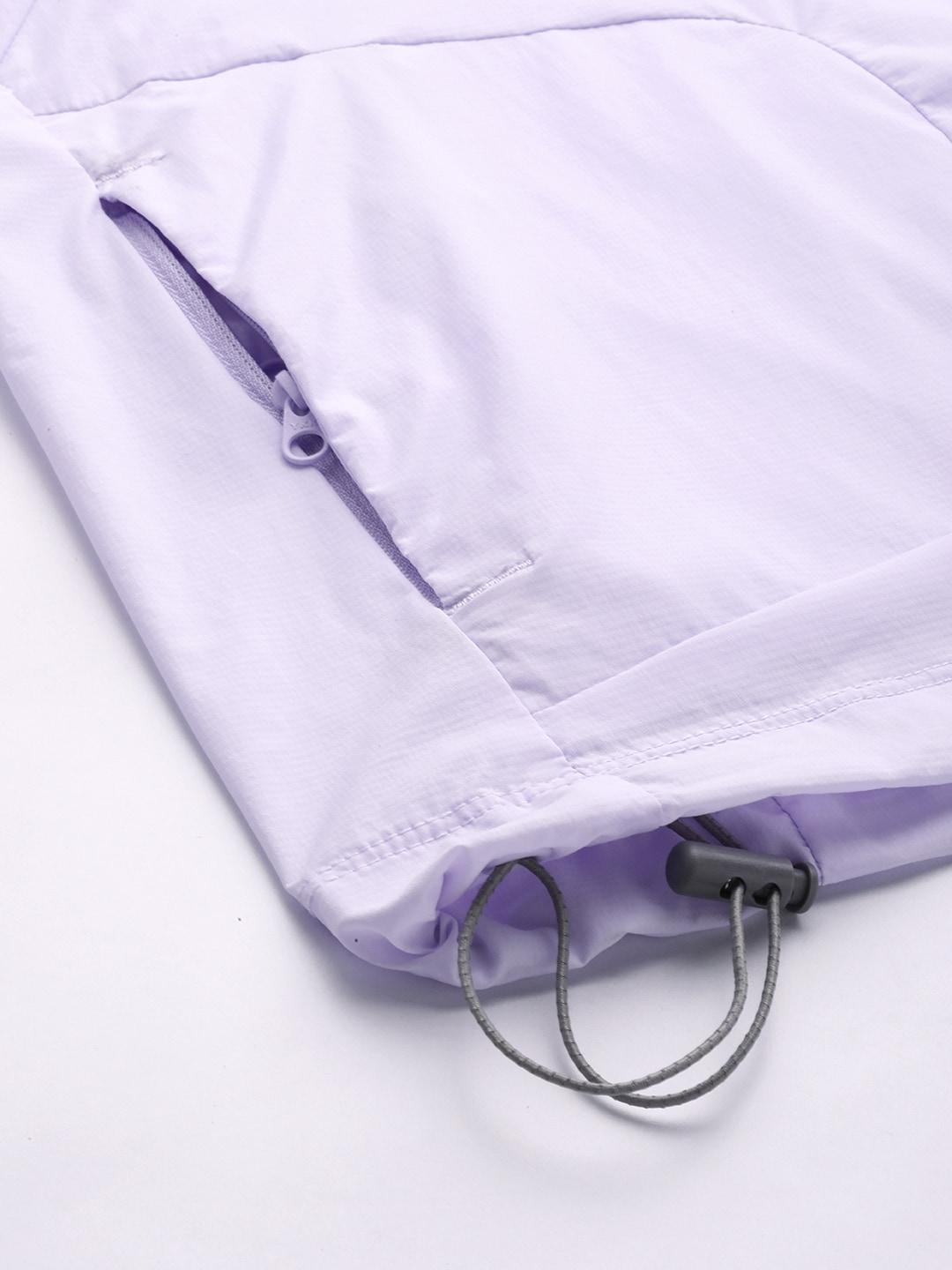 Columbia Women Purple W Titan Pass Lightweight 1/2 Zip Shirts