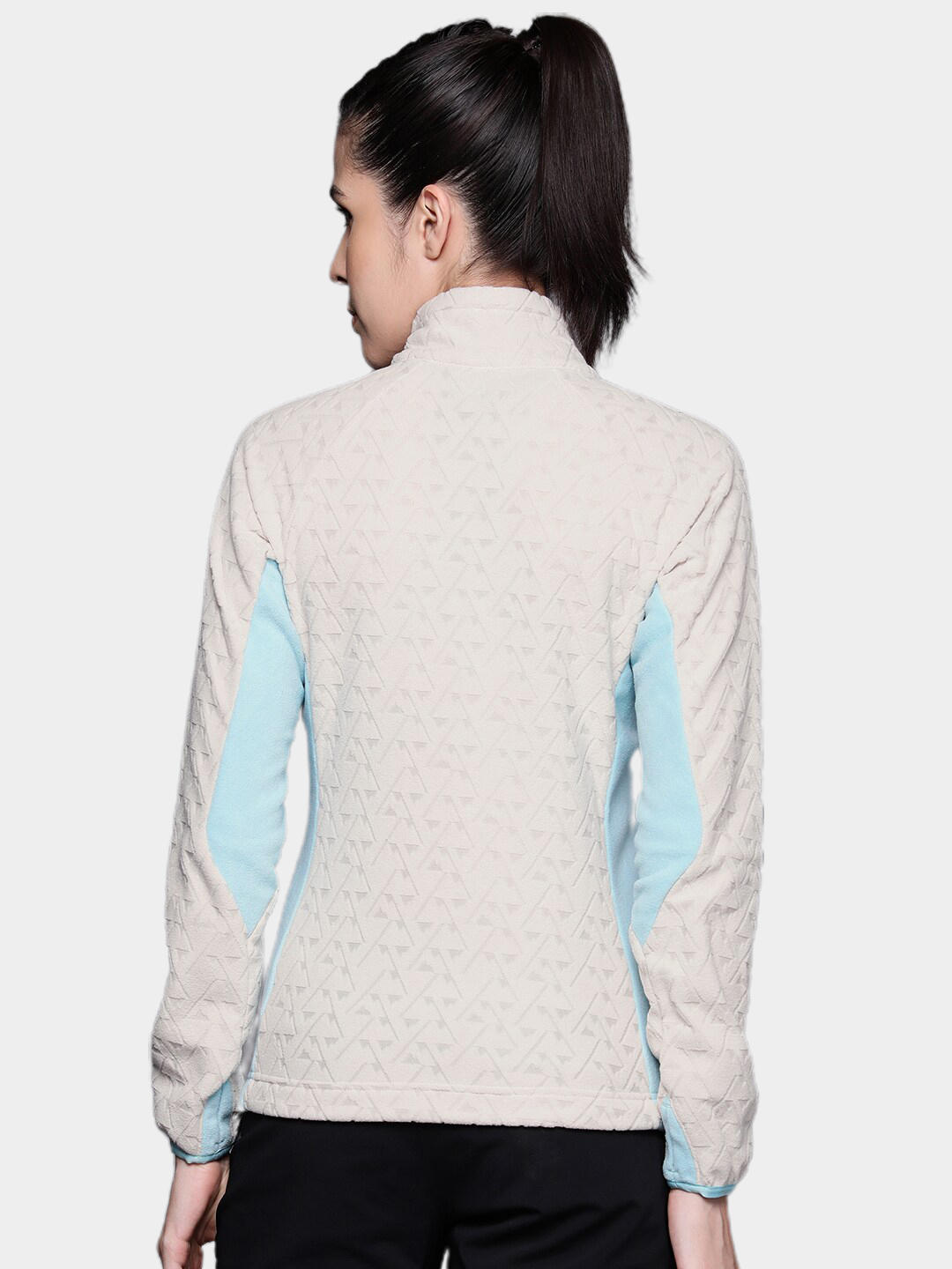 Columbia Women Beige Titan Pass 3.0 Full Zip Fleece Fleece Top