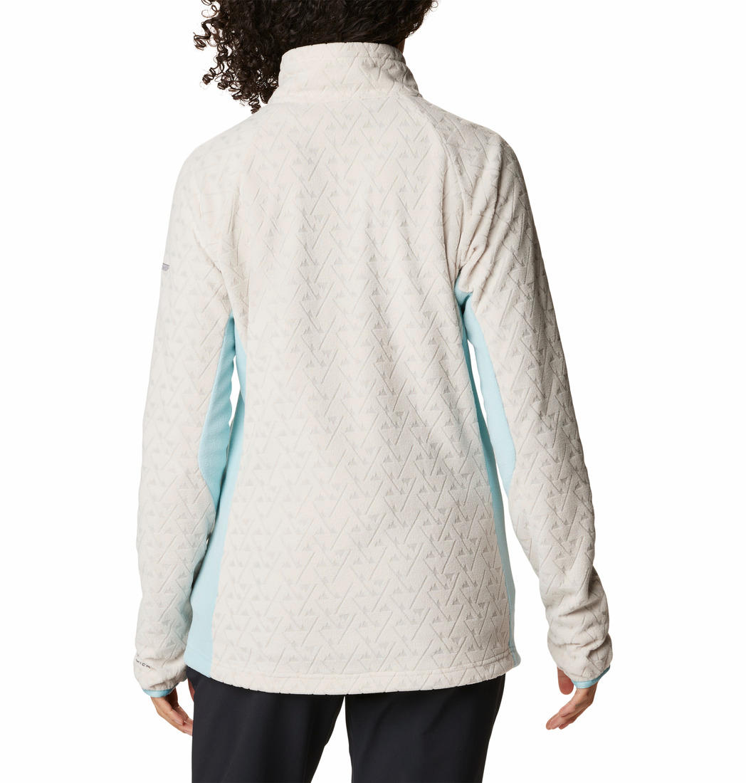 Columbia Women Beige Titan Pass 3.0 Full Zip Fleece Fleece Top