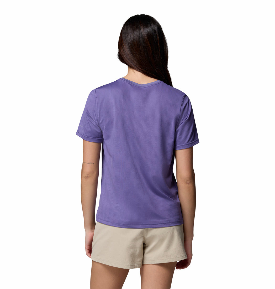 Columbia Women’s Purple Omni-Freeze Wild Springs Crew Neck Tee