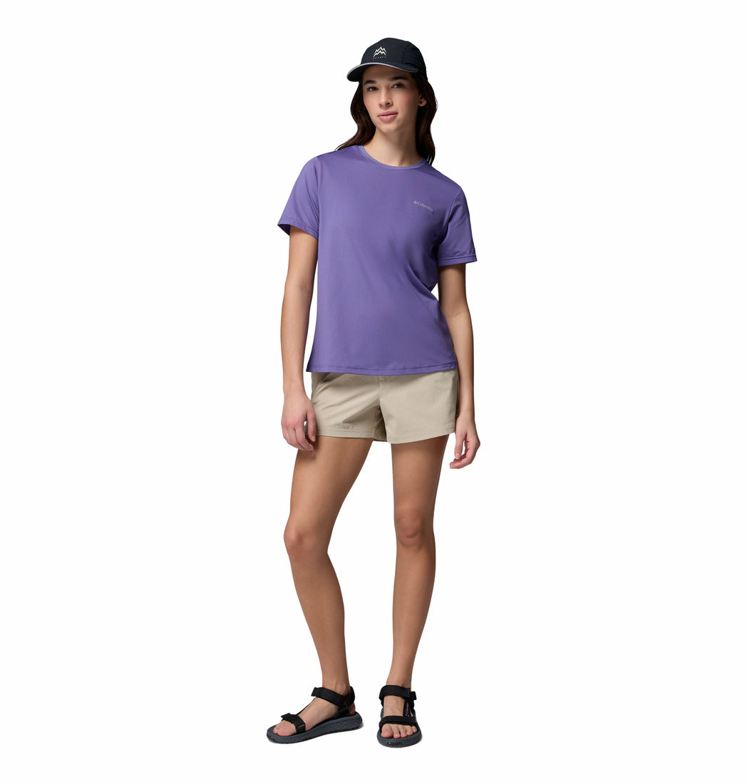 Columbia Women’s Purple Omni-Freeze Wild Springs Crew Neck Tee
