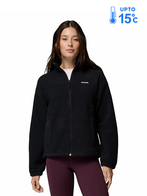 Columbia Women Black MTR Timber Meadow Fleece Jacket