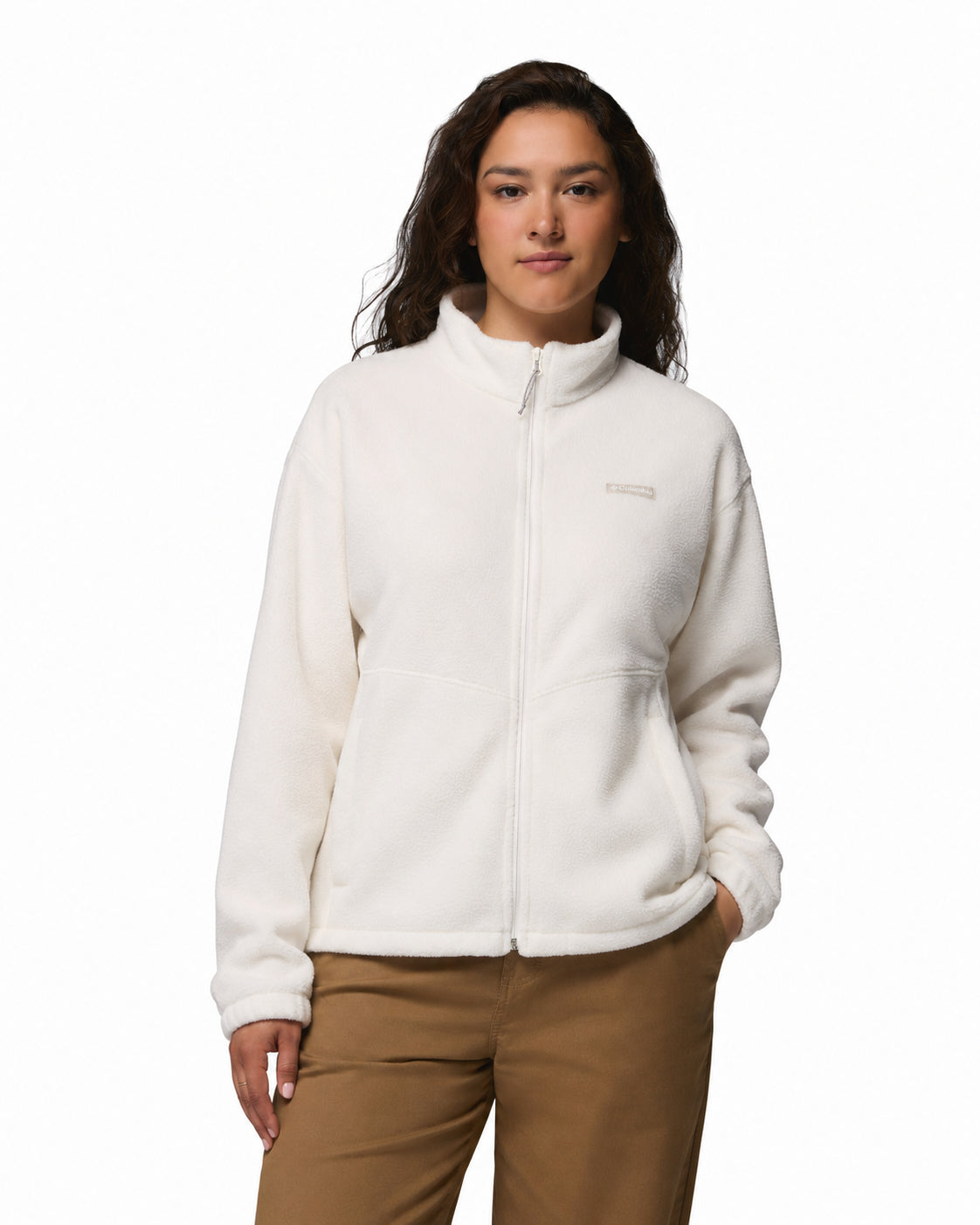 women white mtr timber meadow fleece jacket