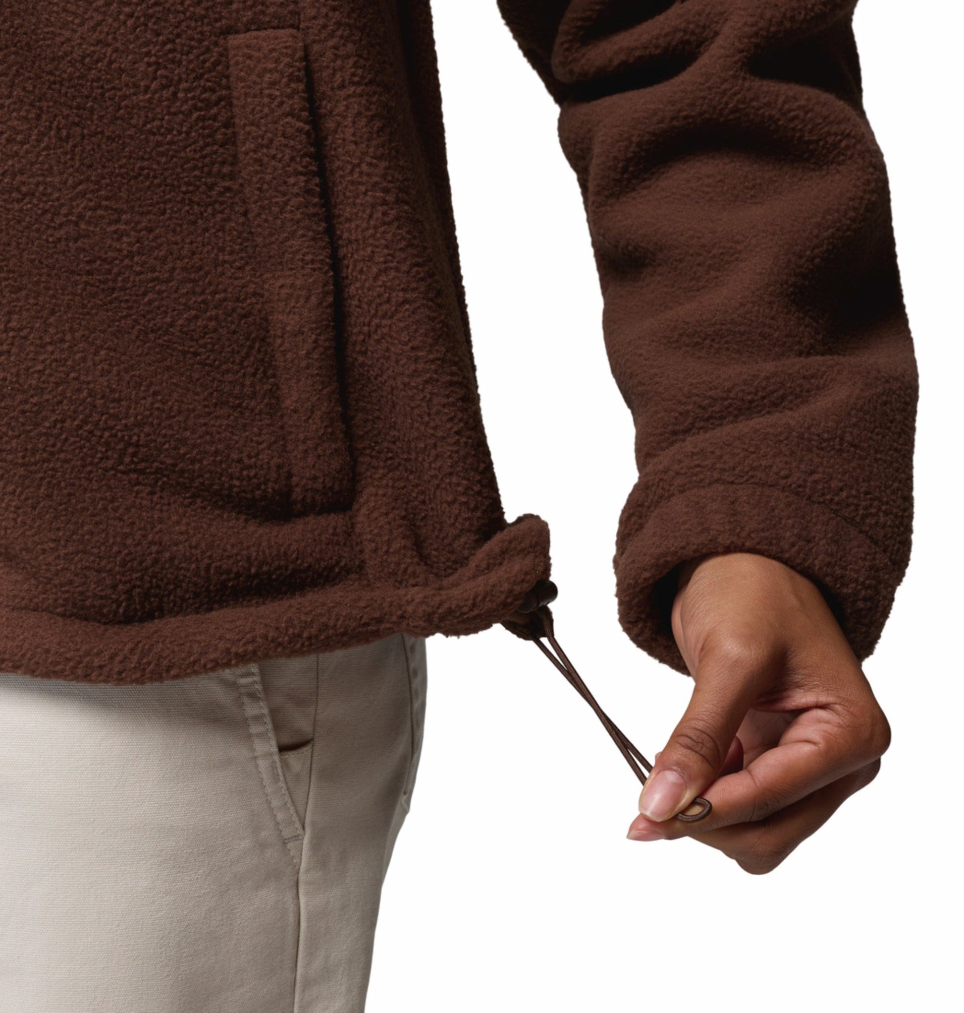 women brown mtr timber meadow fleece jacket