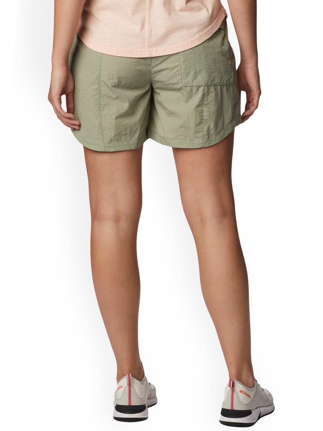 Columbia Women Olive Boundless Trek Shorts