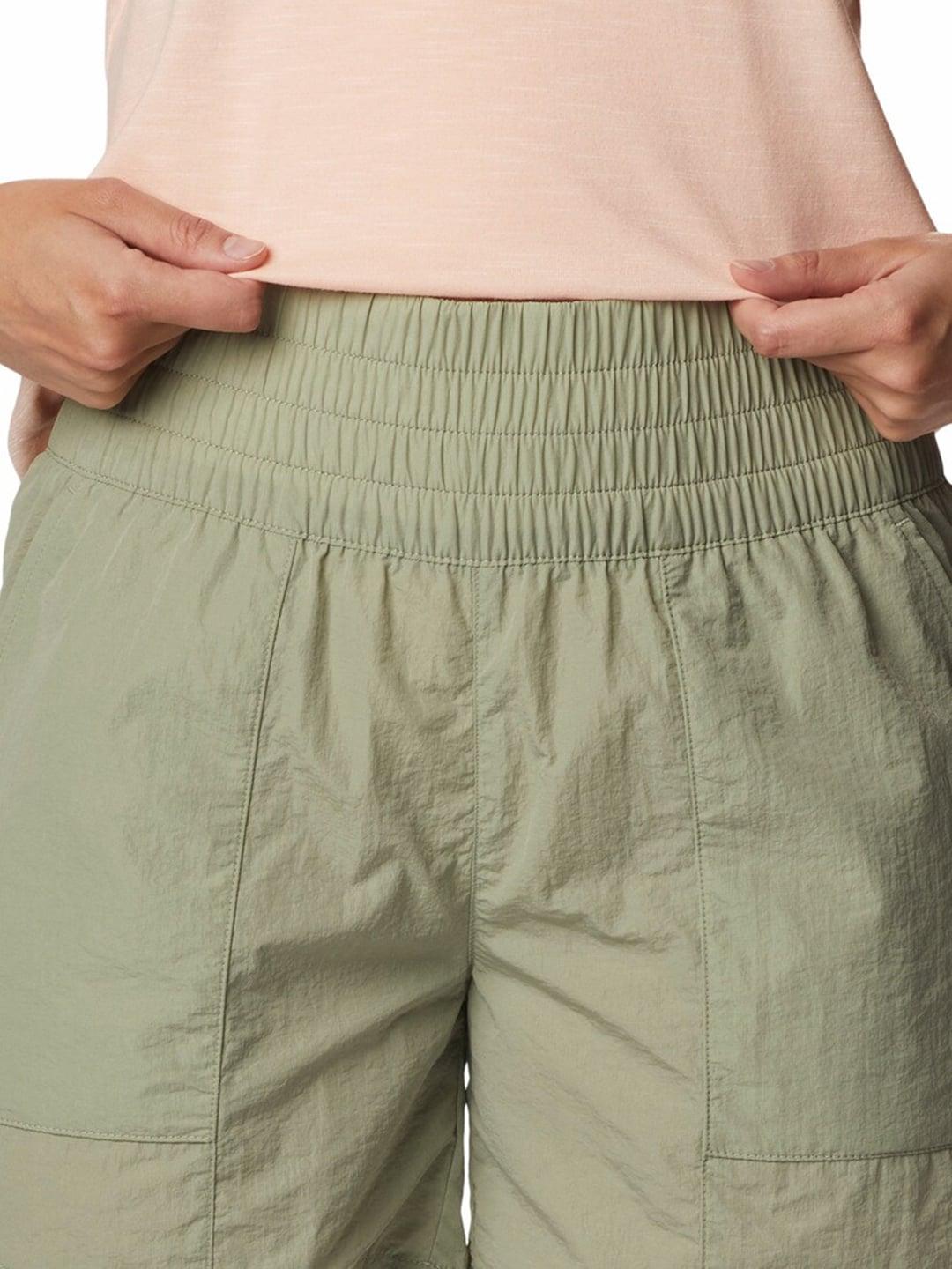 Columbia Women Olive Boundless Trek Shorts