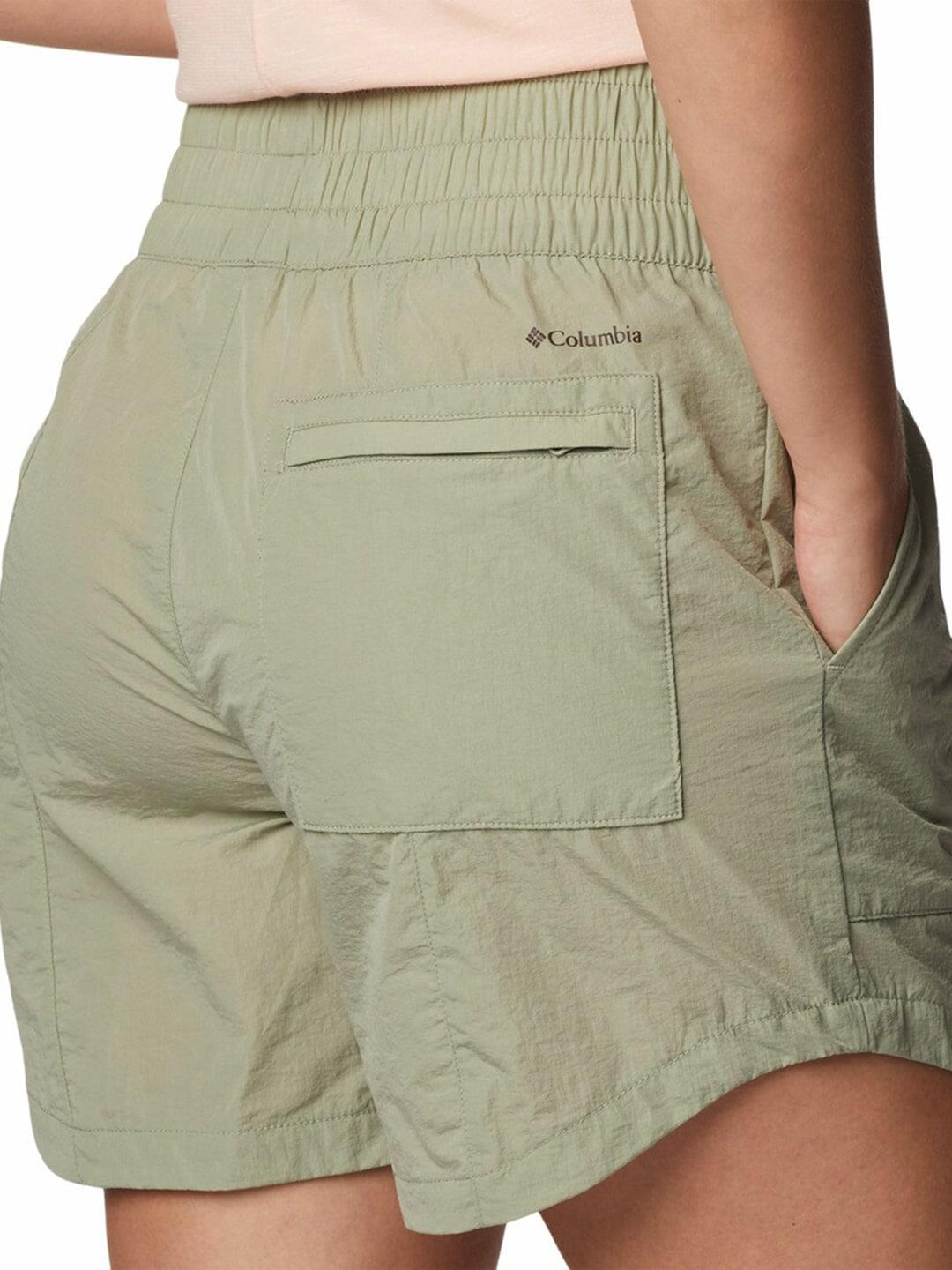 Columbia Women Olive Boundless Trek Shorts