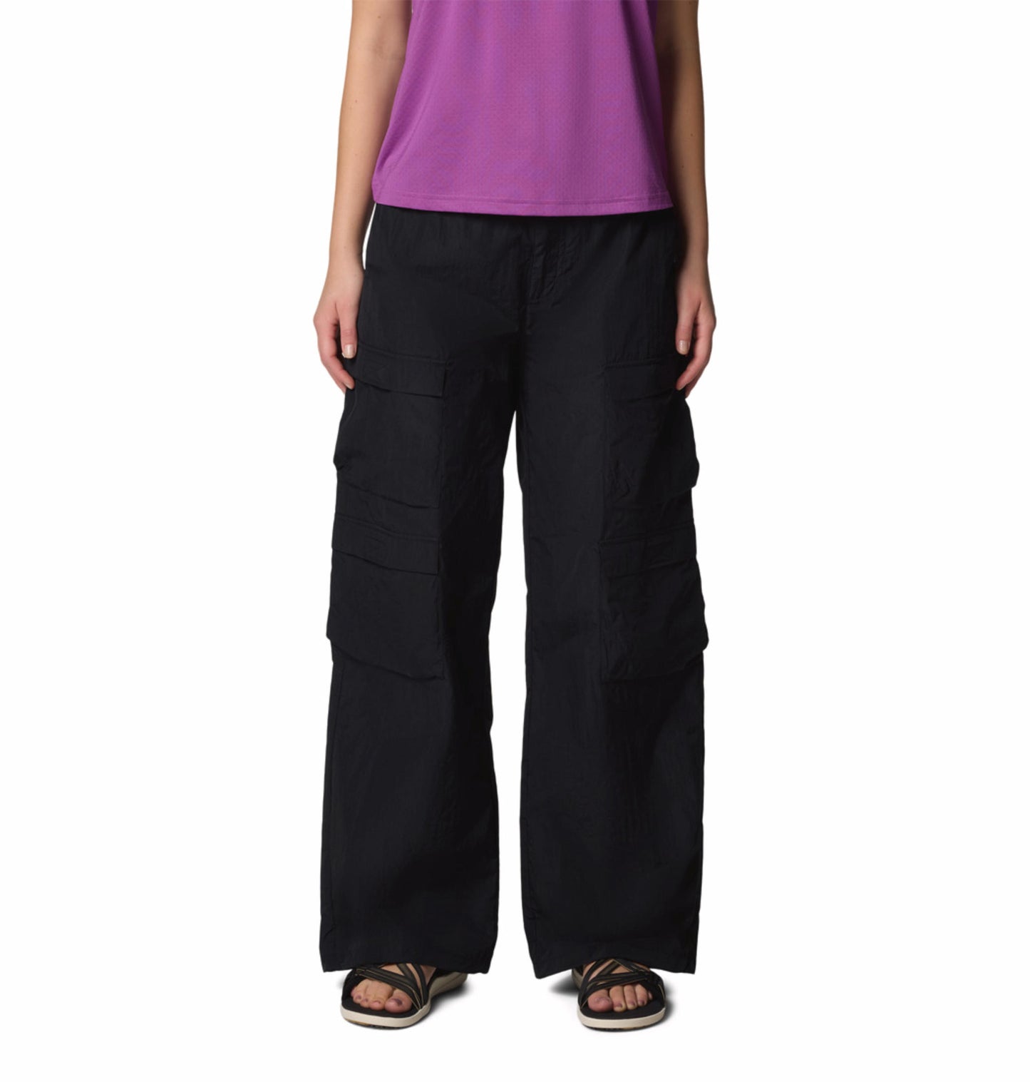 Columbia Women Black Elevated View Parachute Pant
