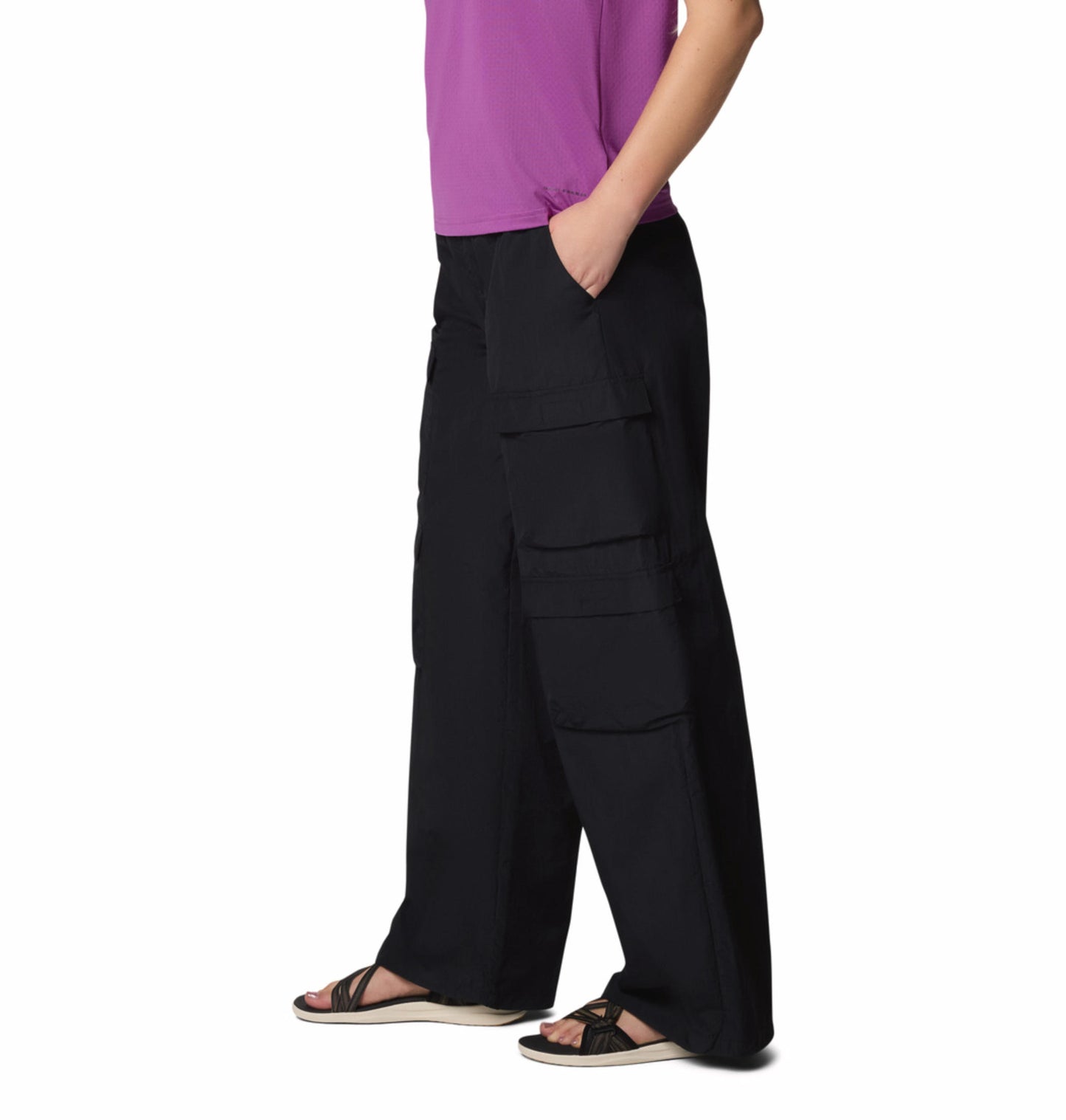 Columbia Women Black Elevated View Parachute Pant